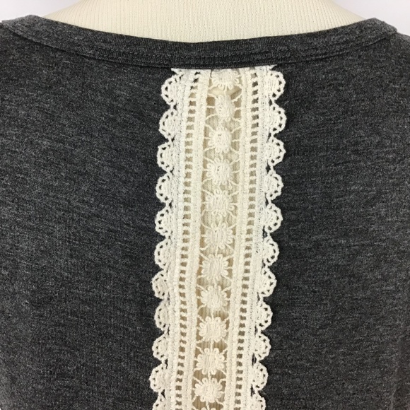 Moonchild Womens Tie Front Medium Shirt With Lace - Picture 6 of 8